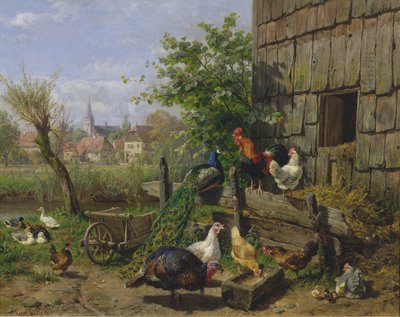 De boerderij, 1898 door Carl Jutz